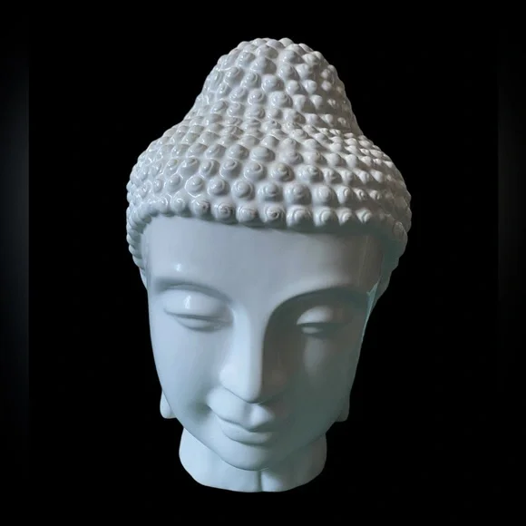 Ceramic Buddha head - Picture 3 of 3